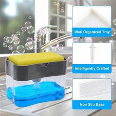 2-in-1 Soap Pump Dispenser – Kitchen Sink Liquid Soap Dispenser