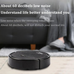 Portable Wireless Smart Mini Sweeping Robot Mopping 3 In1 Rechargeable Cleaning Machine Vacuum Cleaner For Home Office